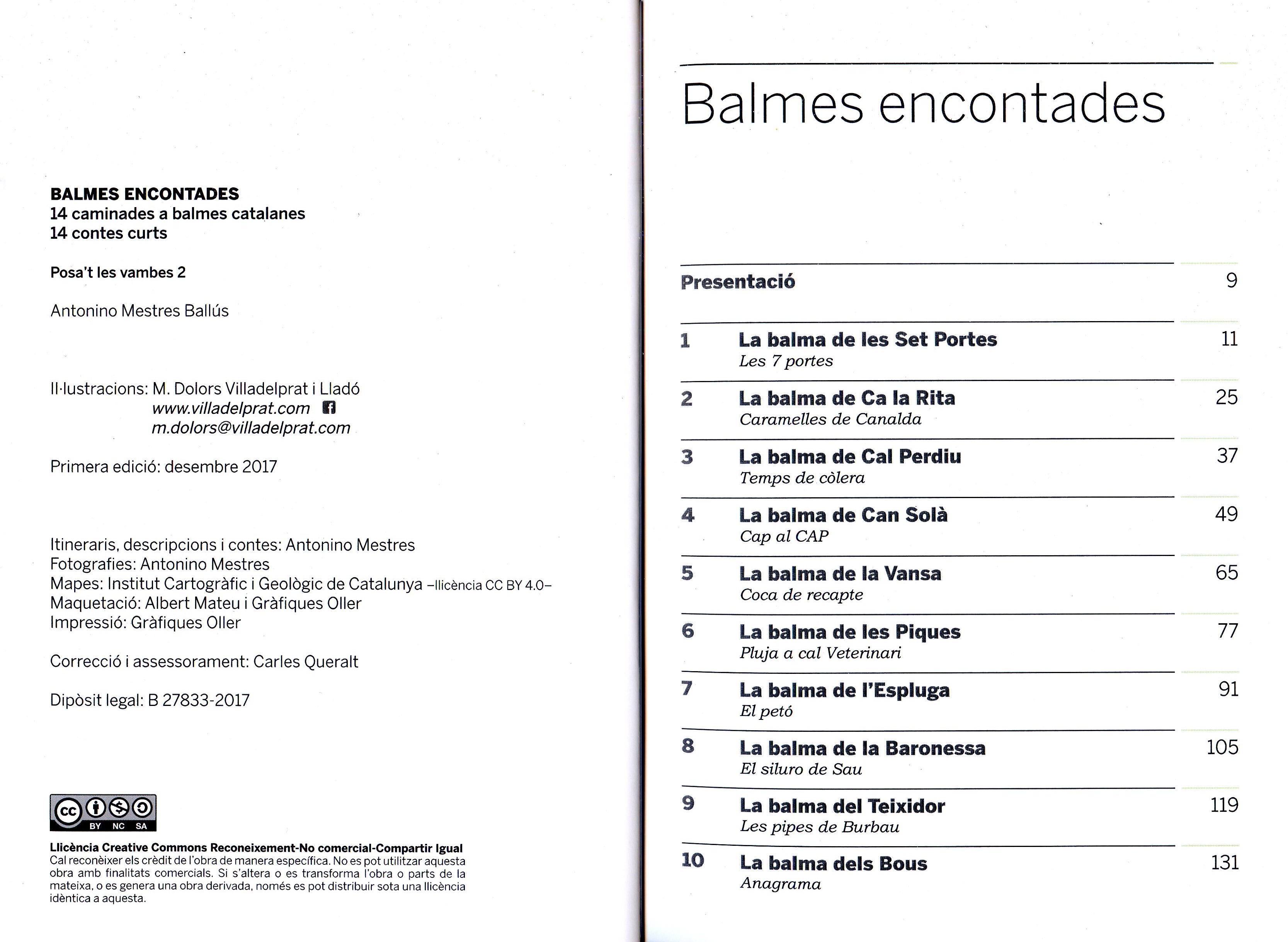 Balmes encontades : 14 caminades a balmes catalanes : 14 contes curts - Miniatura 2